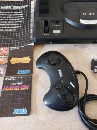 Sega Mega Drive Consola Negra Caja