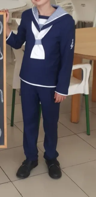 Traje de comunión marinero niño talla 8