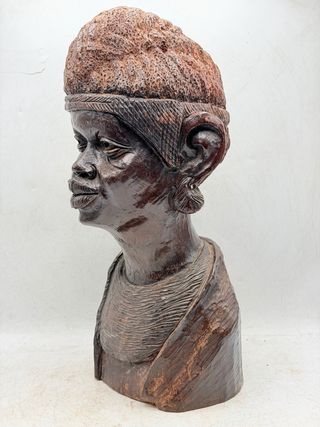 Figura Africana Madera Tallada