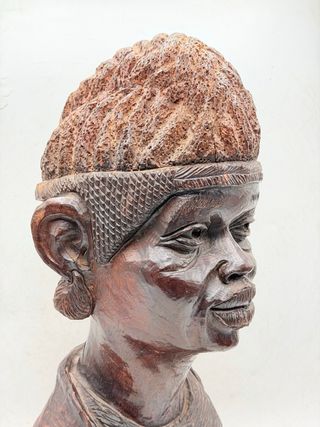 Figura Africana Madera Tallada