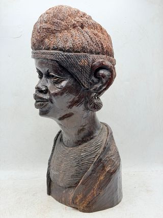 Figura Africana Madera Tallada