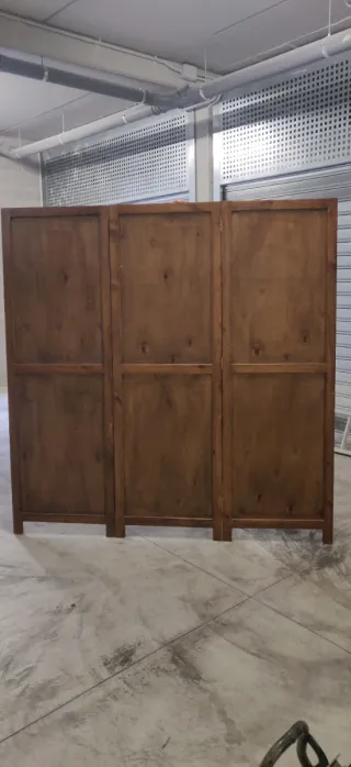 Paravento in legno 3 ante