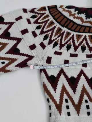 Jersey cuello tortuga mujer estampado