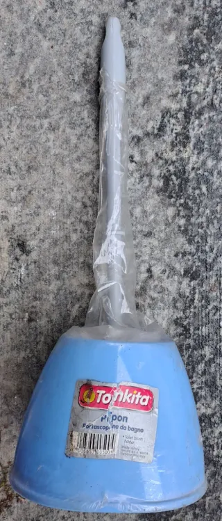 Scopino per WC Tonkita blu