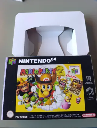 Mario Party 2 N64 + manual + caja repro