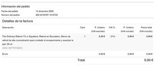 The Ordinary Retinol 1% Squalane Serum