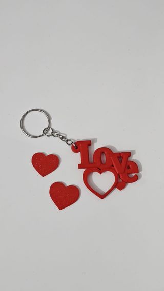 Llavero Corazón Love con Foto