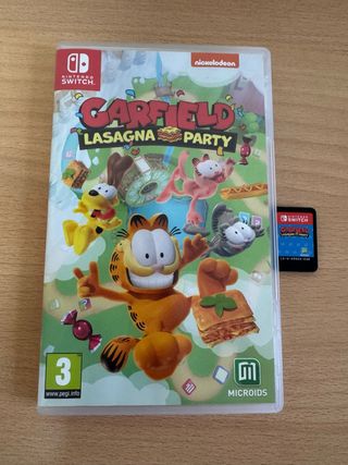 Garfield Lasagna Party Nintendo Switch