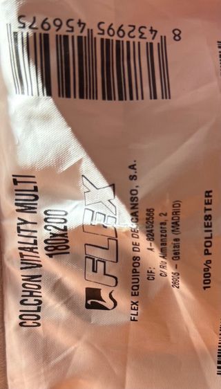 Colchón FLEX VITALITY MULTI 180x200