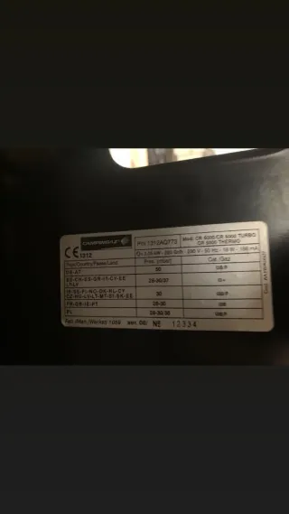 Estufa a gas CAMPINGAZ negra A-20