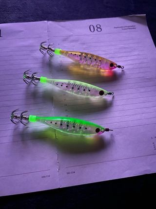 3 pajaritos de cristal calamares