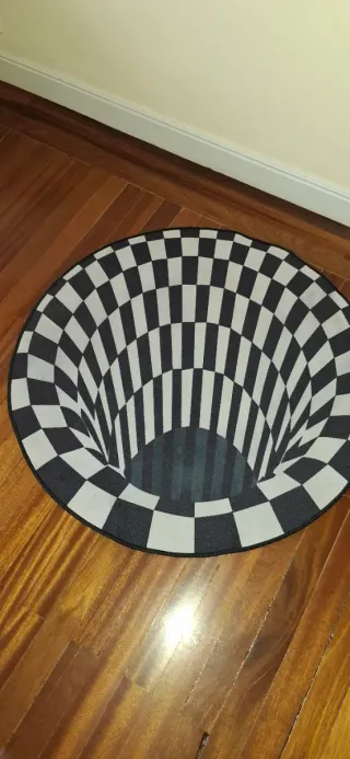 Alfombra Op-Art Efecto 3D