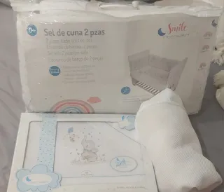 Set Cuna: Nórdico, Chichonera, Sábanas y protector