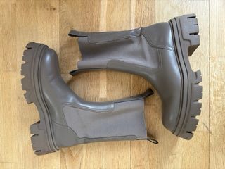 Botines chunky grises