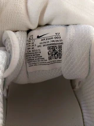 Nike Shox TL Talla 42 Blancas Nuevas