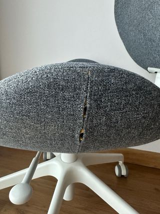 Silla de oficina Ikea HATTEFJÄLL gris