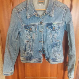 Cazadora vaquera TRAFALUC azul