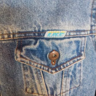 Cazadora vaquera TRAFALUC azul