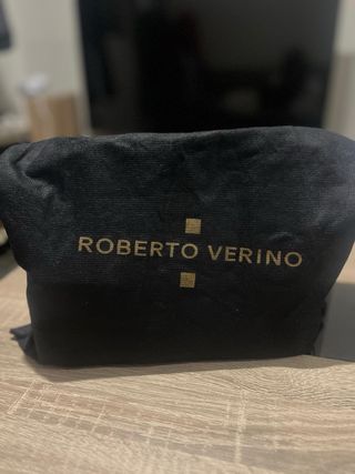 Bolso de piel Roberto Verino azul nuevo