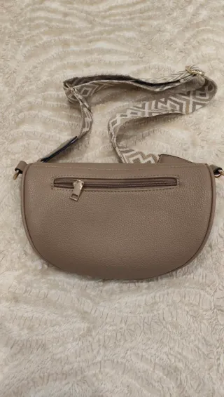 Riñonera Bolso Beige Multicolor