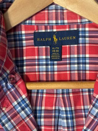 Camisa Polo Ralph Lauren cuadros
