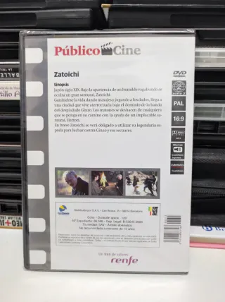 DVD Zatoichi El Samurai Ciego