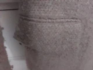 Abrigo Zara Beige Doble Botonadura