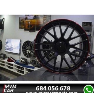 Llantas para Mercedes Tipo C63 Borde rojo