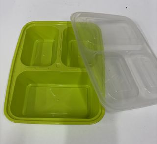 Conjunto 5 Marmitas Meal Prep 3 Compartimentos