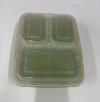 Conjunto 5 Marmitas Meal Prep 3 Compartimentos