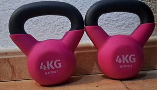 2 PESAS RUSAS DE 4KG KETTLEBELLS DE 4KG