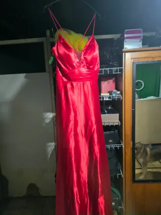 Vestido rojo largo