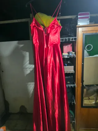 Vestido rojo largo