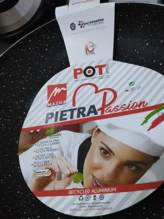 Set 4 Padelle Pietra Passion 18/22/26/30