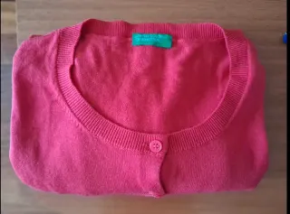 Chaqueta Cardigan United Colors of Benetton Rosa
