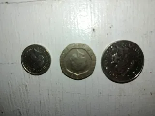 Lote de 3 monedas