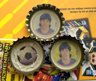 Pack Chapas Messi 2005 Coca-Cola