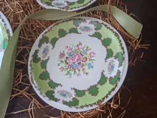 Coordinato Porcellana Decorata Verde '900