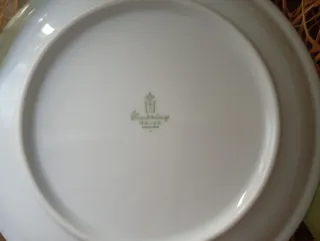 Coordinato Porcellana Decorata Verde '900