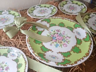 Coordinato Porcellana Decorata Verde '900