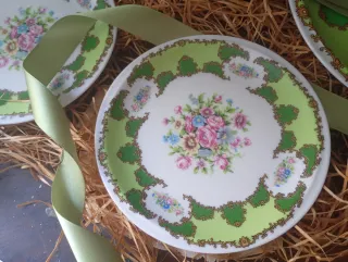 Coordinato Porcellana Decorata Verde '900