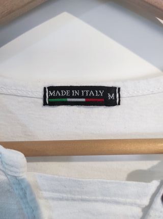 Camiseta blanca premium tejido italiano