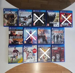 Lote Juegos PS4: Far Cry, Battlefield, UFC, NBA 2K