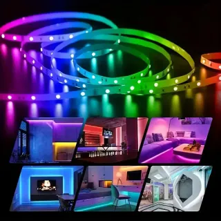 Tira LED RGB 5m USB con Mando
