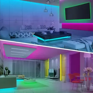 Tira LED RGB 5m USB con Mando