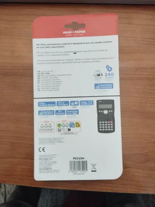 Calculadora Científica MP PEO25N 240 Funciones