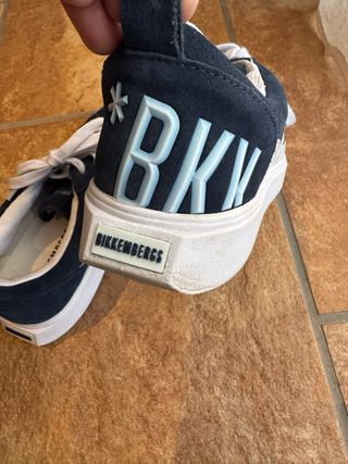 Bambas Bikkembergs mujer azul/blanco talla 39