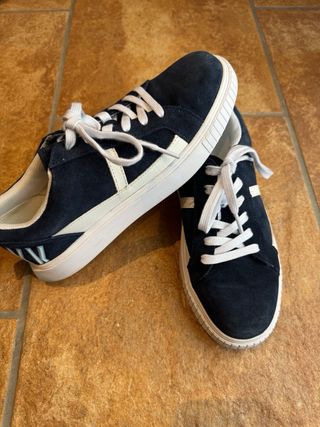 Bambas Bikkembergs mujer azul/blanco talla 39