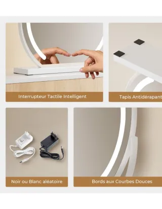 Espejo Tocador Circular LED Safielina CM13