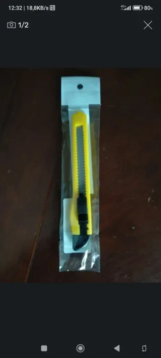 Cúter nuevo a estrenar